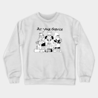 Dwarves At Your Service Crewneck Sweatshirt